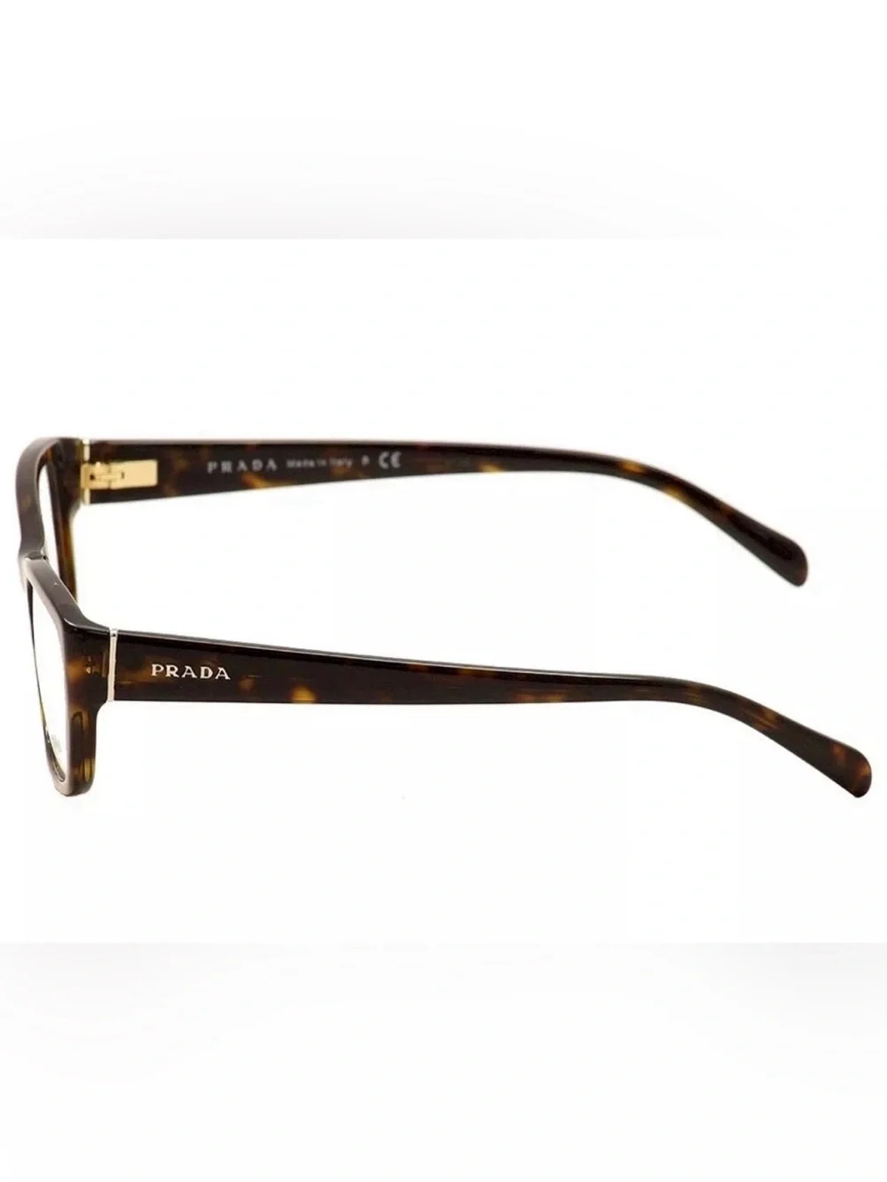 EUC-Prada Tortoise 52MM Eyeglass Frames-Made in Italy